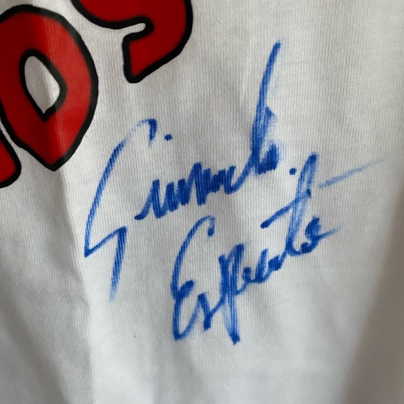 Los Pollos Hermanos Shirt Signed by Bryan Cranston Aaron Paul Giancarlo Esposito - Picture 4 of 6